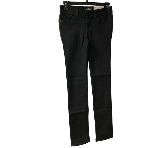 GUESS SARAH FIT MED RISE KINNY BLACK JEANS 29 NEW WITH TAG - Picture 5 of 9